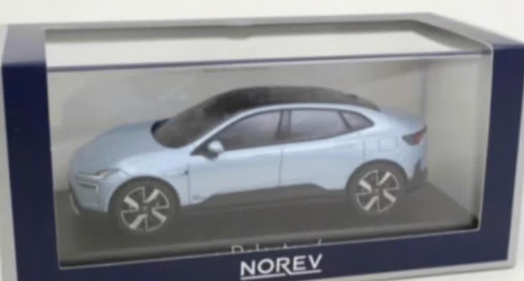 Polestar 4 2024 L.Blauw schaal 1/43 NOREV ref. 874011, Verzenden, Nieuw, Auto, Norev