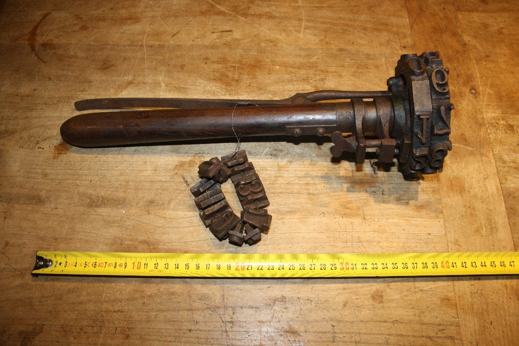 bosbouwers nummerhamer, markeerhamer bosbouw, Ophalen of Verzenden