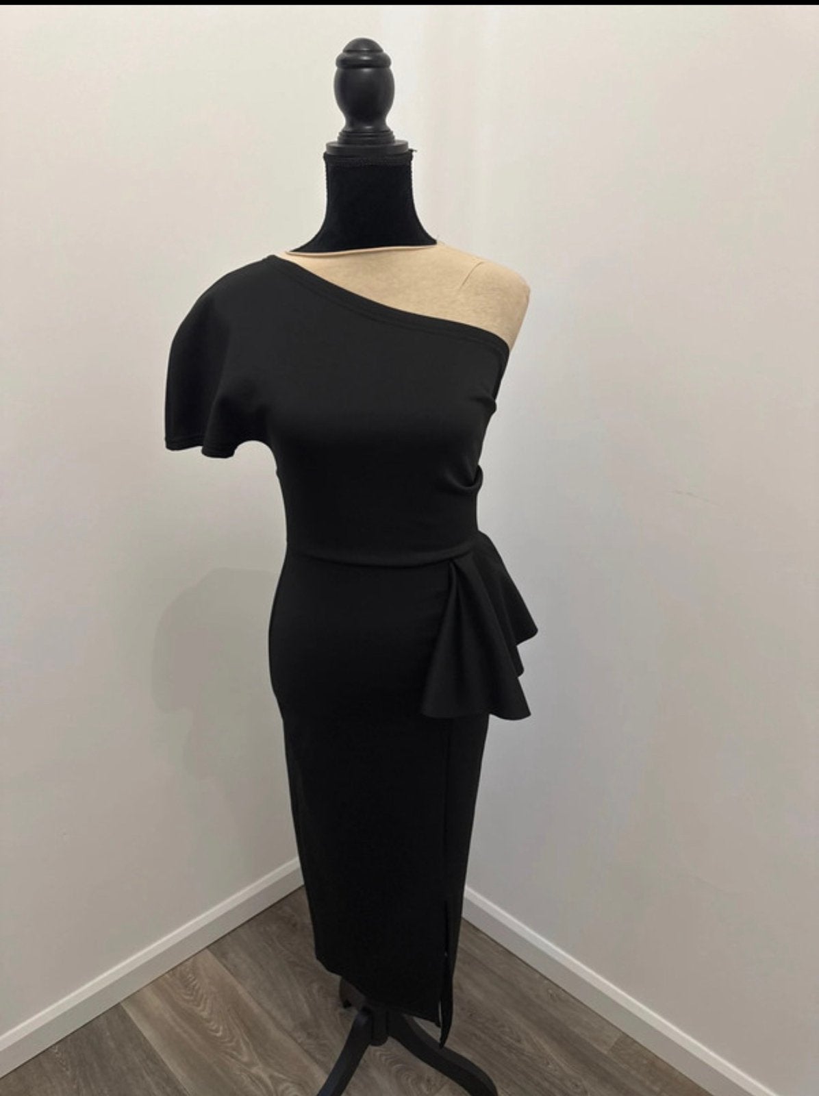 Zwarte gala jurk, Kleding | Dames, Gelegenheidskleding, Maat 38/40 (M), Galajurk, Zwart, Ophalen of Verzenden