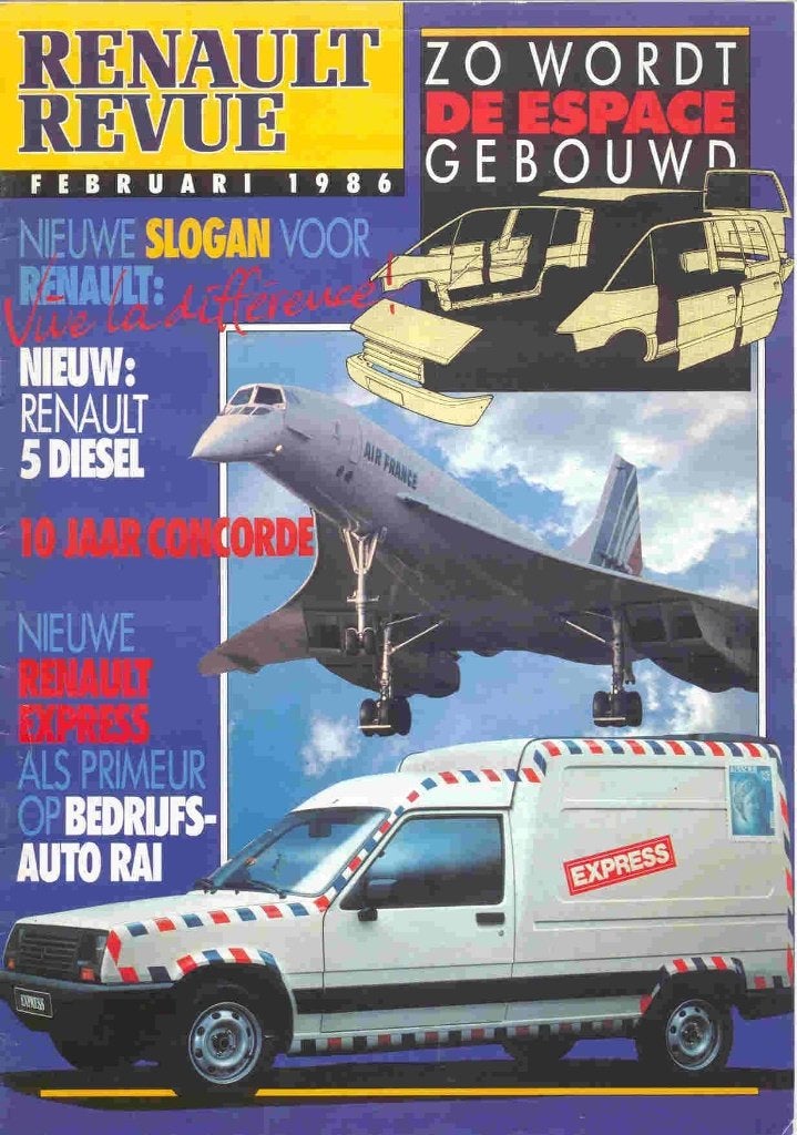 Renault Revue (febr. 1986) 5, 11, 21, Trafic, Express e.a., Verzenden, Nieuw, Renault
