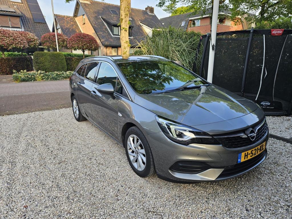 Opel Astra 1.2 Turbo 110pk 2020 Grijs, met nieuwe motor!, Voorwielaandrijving, Zwart, 1199 cc, Origineel Nederlands