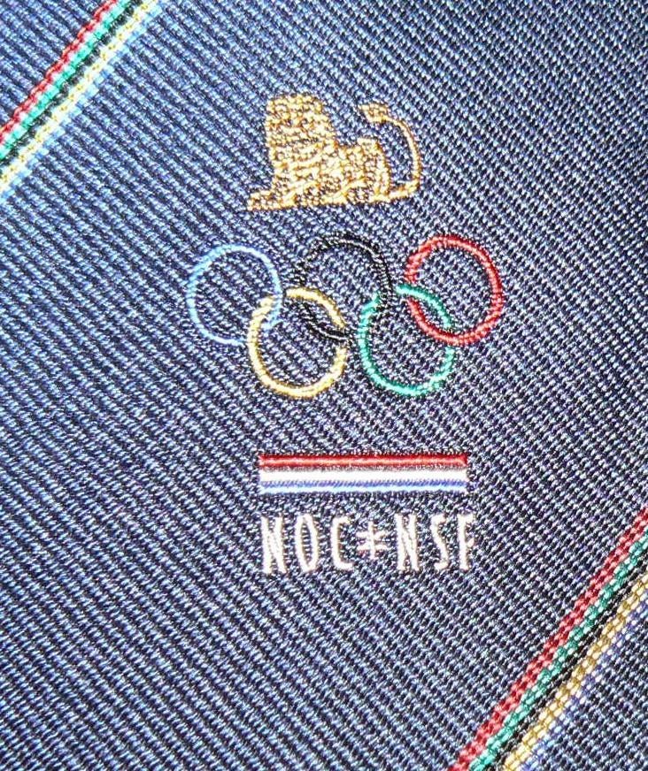 ING en NOC-NSF stropdas Olympische Spelen, Ophalen of Verzenden, Nieuw, Blauw