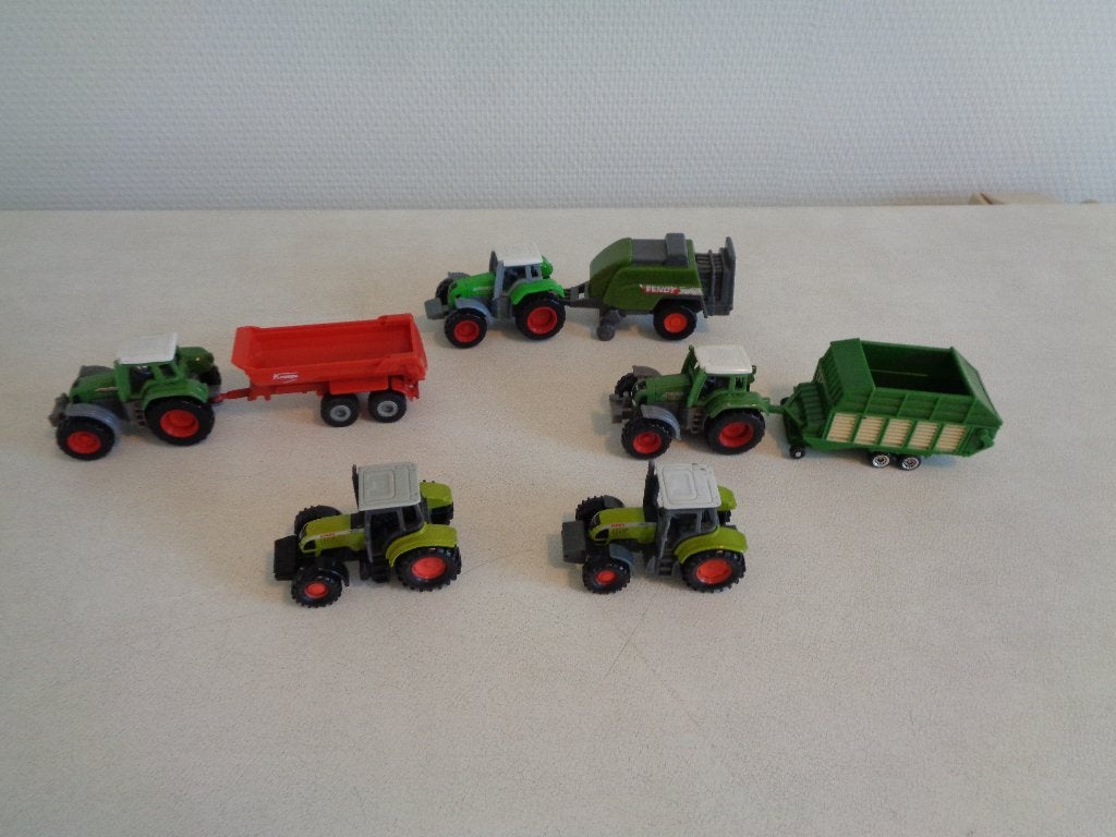Siku trekkers en machines 1-87, Ophalen of Verzenden, Zo goed als nieuw, Hijskraan, Tractor of Landbouw, SIKU
