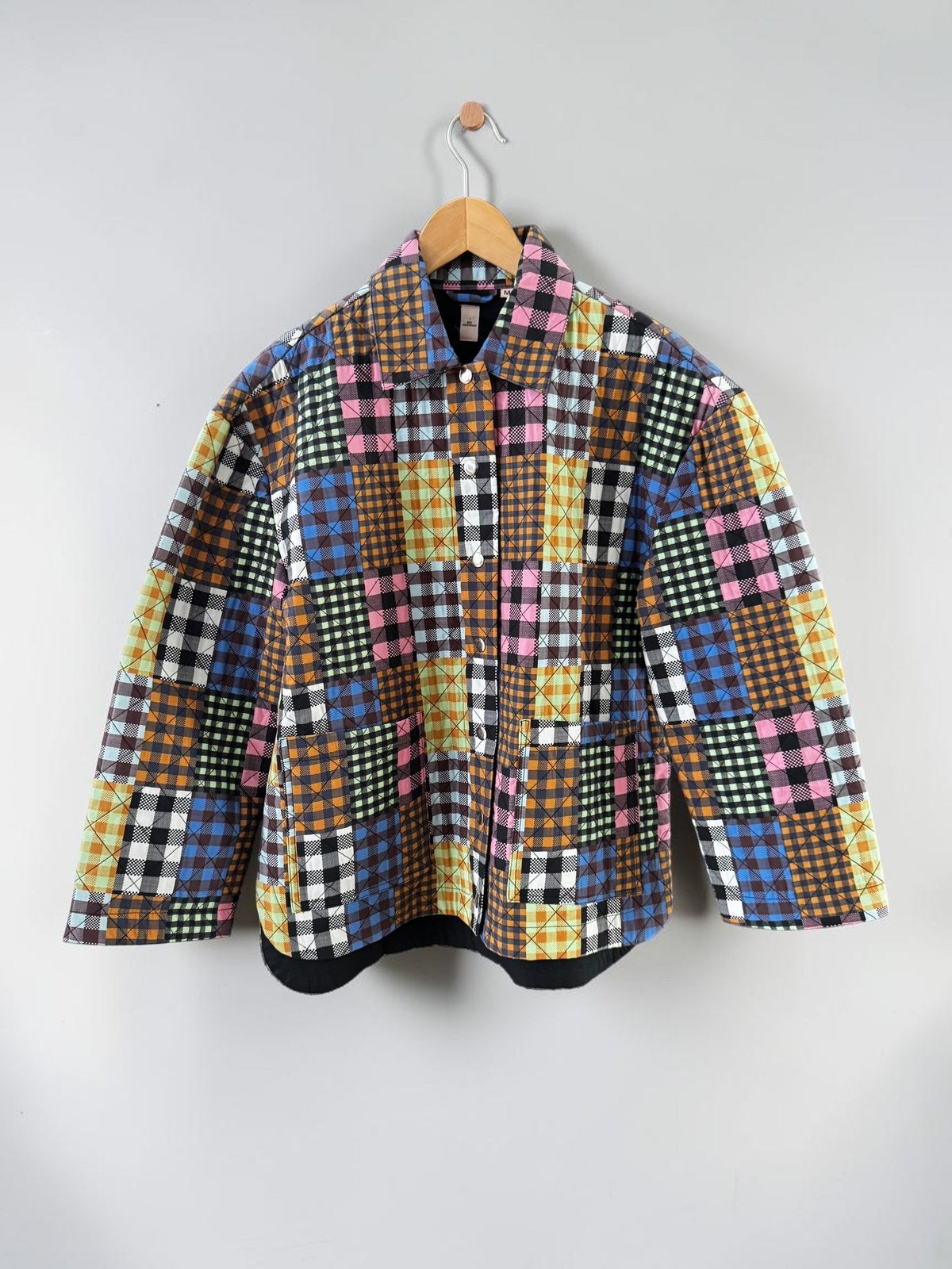 BeckSöndergaard patchwork jas jack ruiten M medium 38 zwart, Ophalen of Verzenden, Nieuw, Maat 38/40 (M), Meerkleurig
