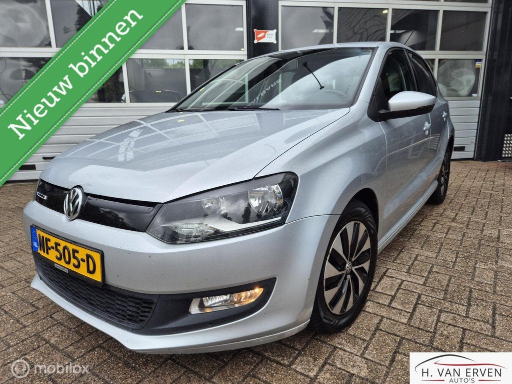 Volkswagen Polo 1.0 BlueMotion Edition, Auto's, Voorwielaandrijving, 40 €/maand, 95 pk, Origineel Nederlands