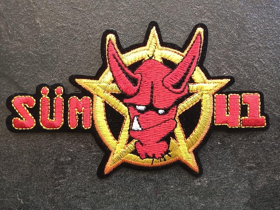 Sum 41 grappige nieuwe shaped patch s184, Verzenden, Nieuw, Kleding