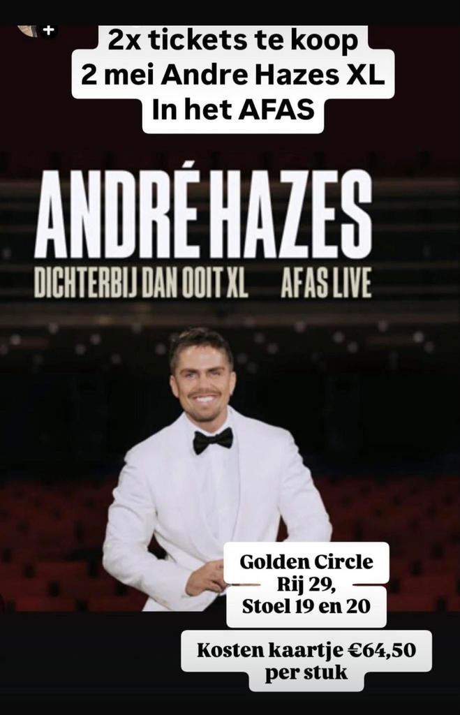 Kaarten andre hazes afas, Twee personen