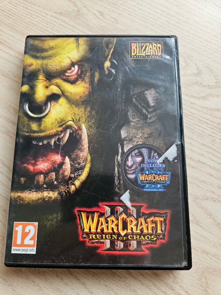 Warcraft III Gold Edition (PC/Mac CD-ROM) - Blizzard, Gebruikt, 1 speler, Ophalen of Verzenden, Vanaf 3 jaar
