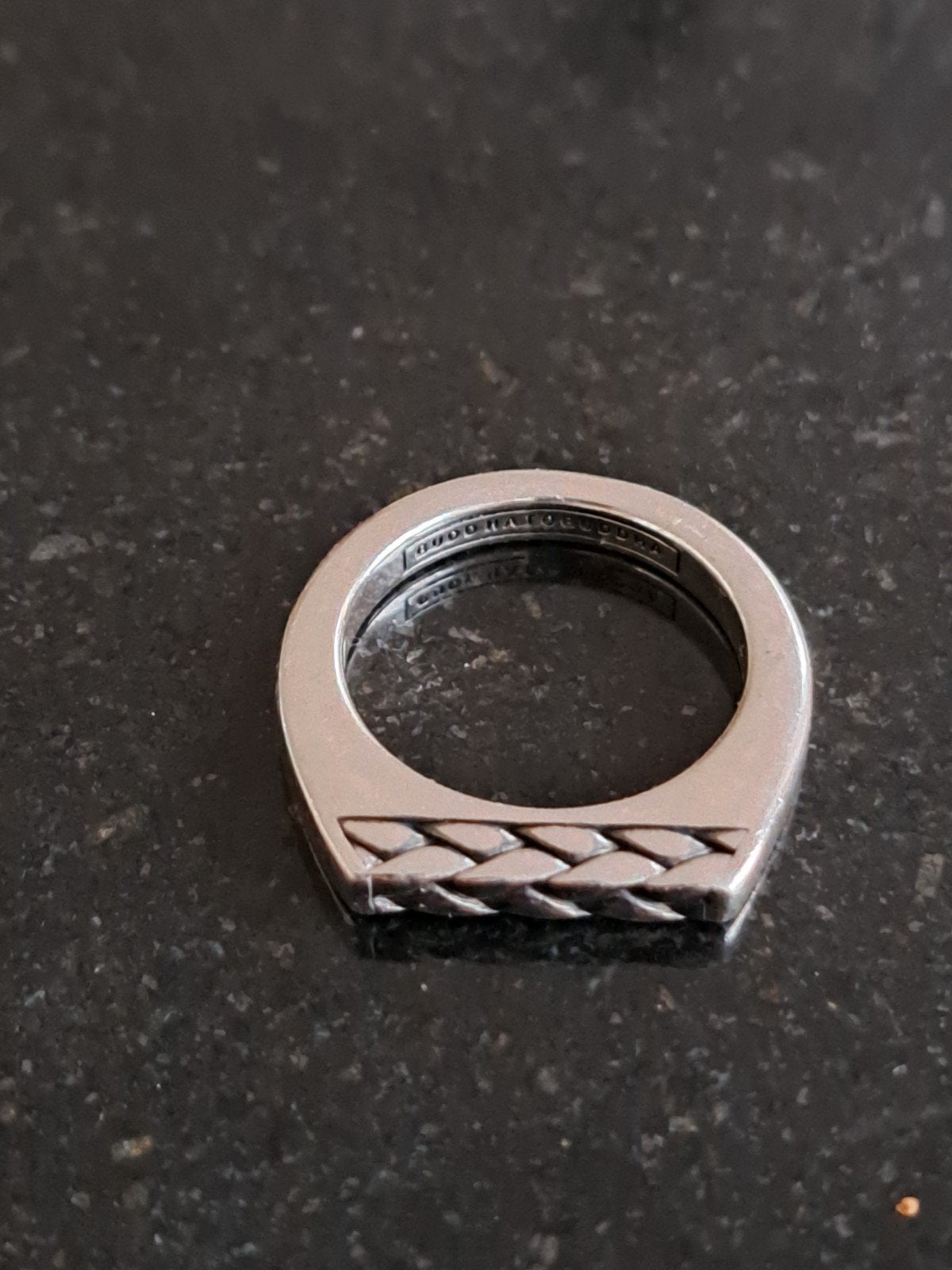 Originele Buddha to Buddha ring - Tangguh George maat 17, Ophalen of Verzenden, Zo goed als nieuw, 17 tot 18, Dame of Heer