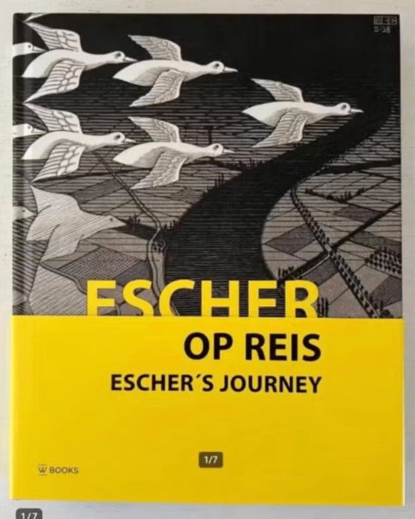 Escher op reis - Escher's journey, Ophalen of Verzenden, Zo goed als nieuw, Grafische vormgeving