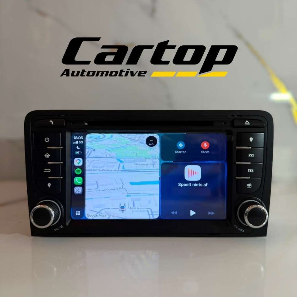 Audi A3 S3 RS3 2011-2014 Autoradio • CarPlay & Android Auto, Meridiaan 42, Zo goed als nieuw, Info@cartop-automotive.nl, Cartop-Automotive Bv.