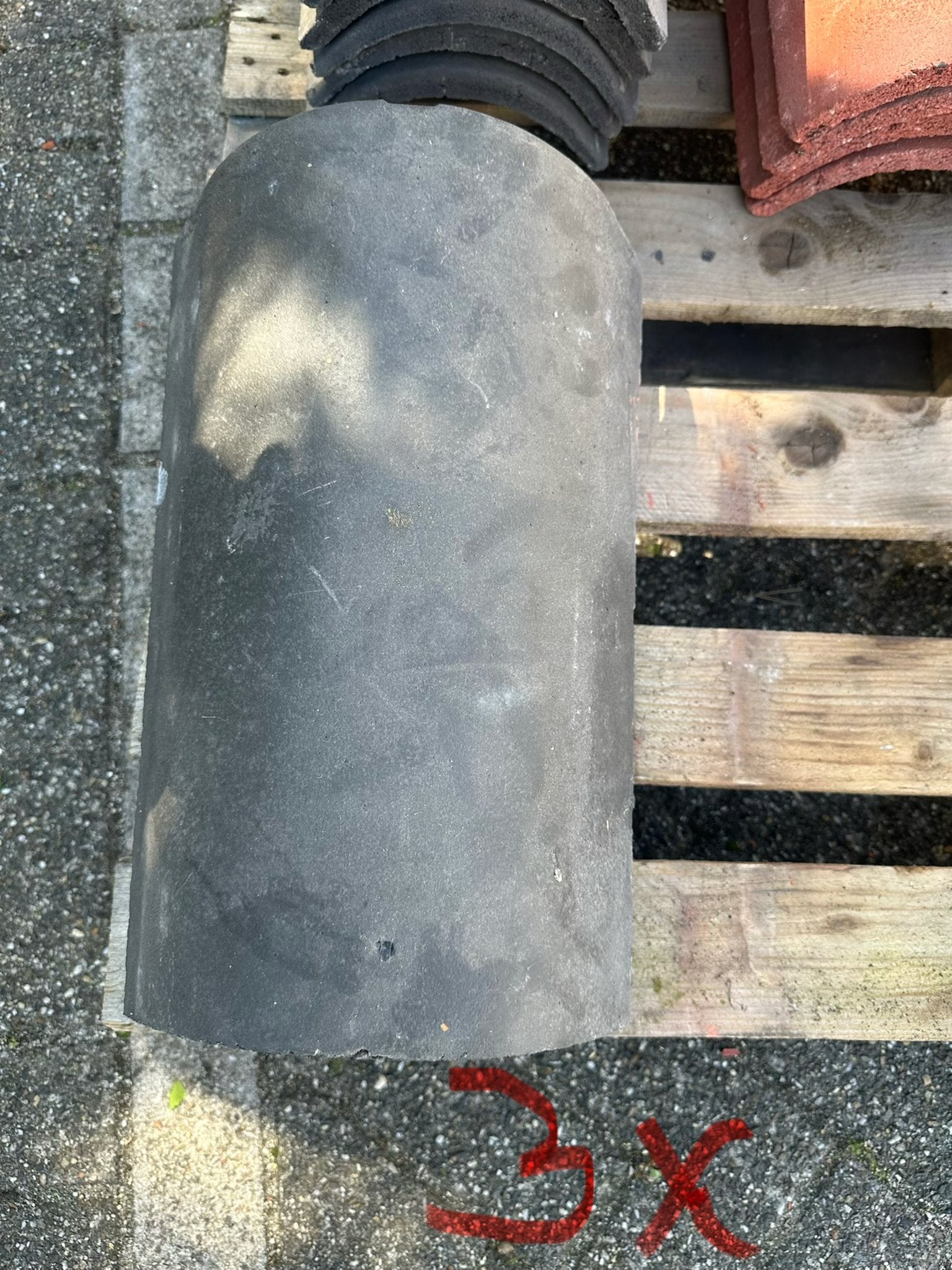 Restpartijen dakpan, kantelpan en nokvorsten, Doe-het-zelf en Verbouw, Dakpannen en Dakbedekking, Ophalen, Nieuw, Minder dan 5 m²
