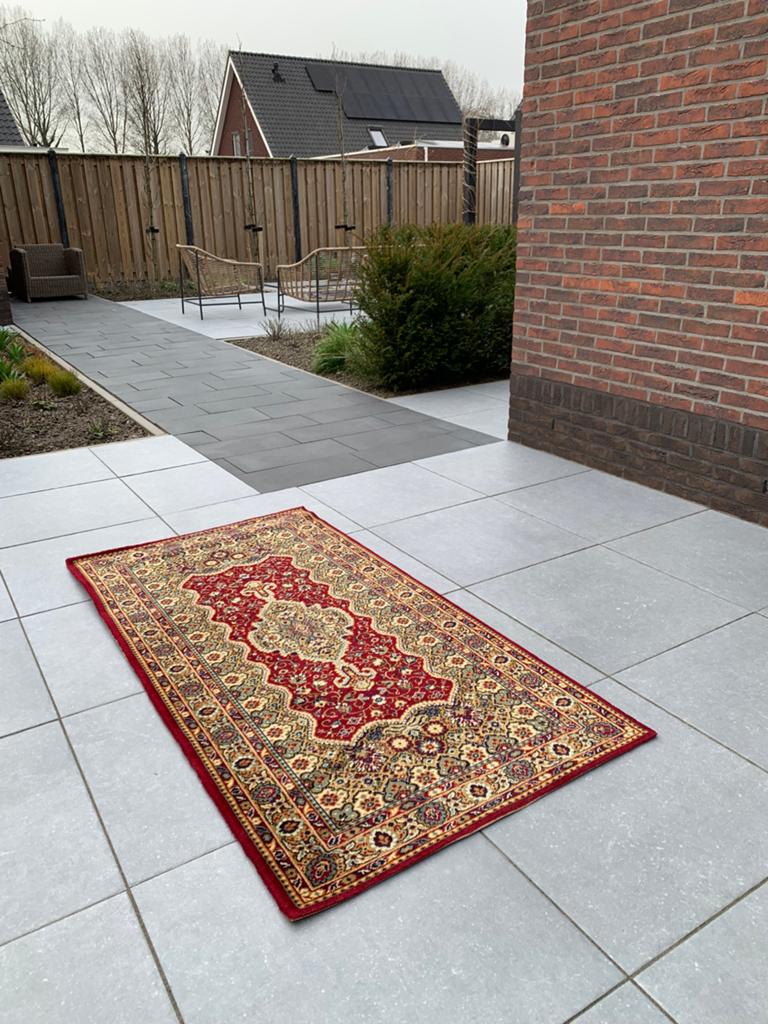 Super Leuk Sfeervol Vintage Vloerkleedje Zuiver Scheerwol., Ophalen, Zo goed als nieuw, Rechthoekig, 50 tot 100 cm