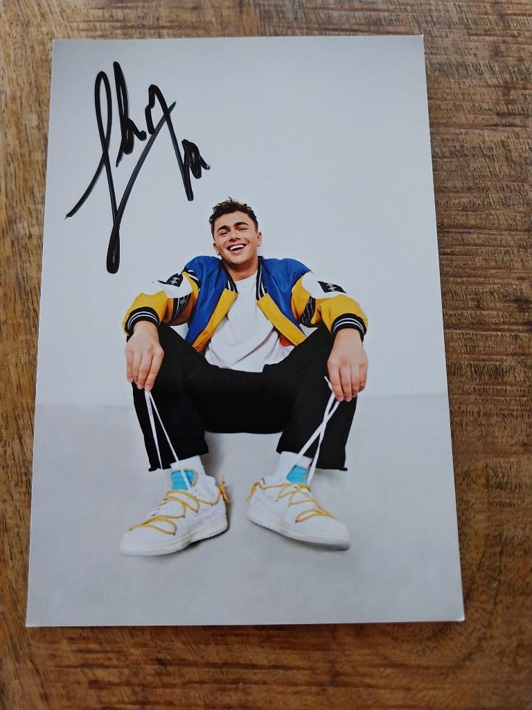 Fotokaart met originele handtekening van Flemming, Ophalen of Verzenden, Nieuw, Foto of Kaart, Gesigneerd