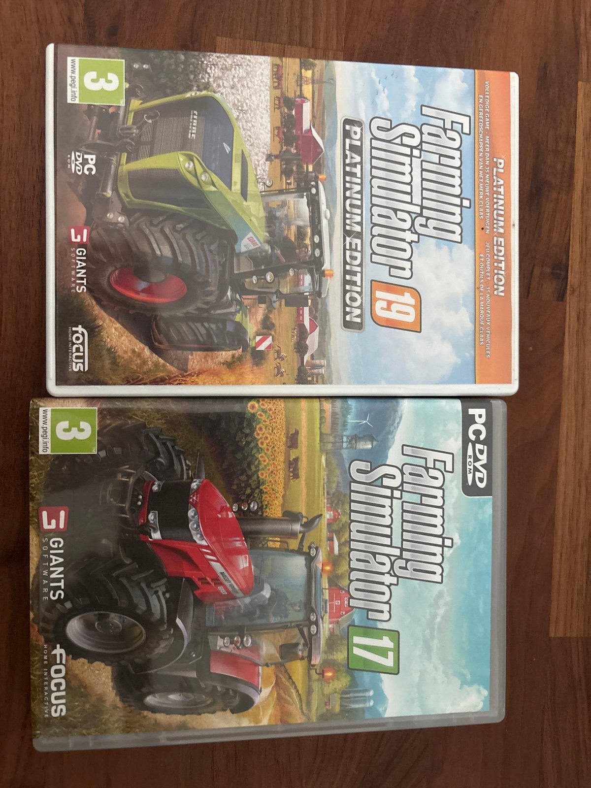 Farming Simulator 17 & 19 Platinum Edition PC DVD, Spelcomputers en Games, Online, Gebruikt, 1 speler, Ophalen of Verzenden