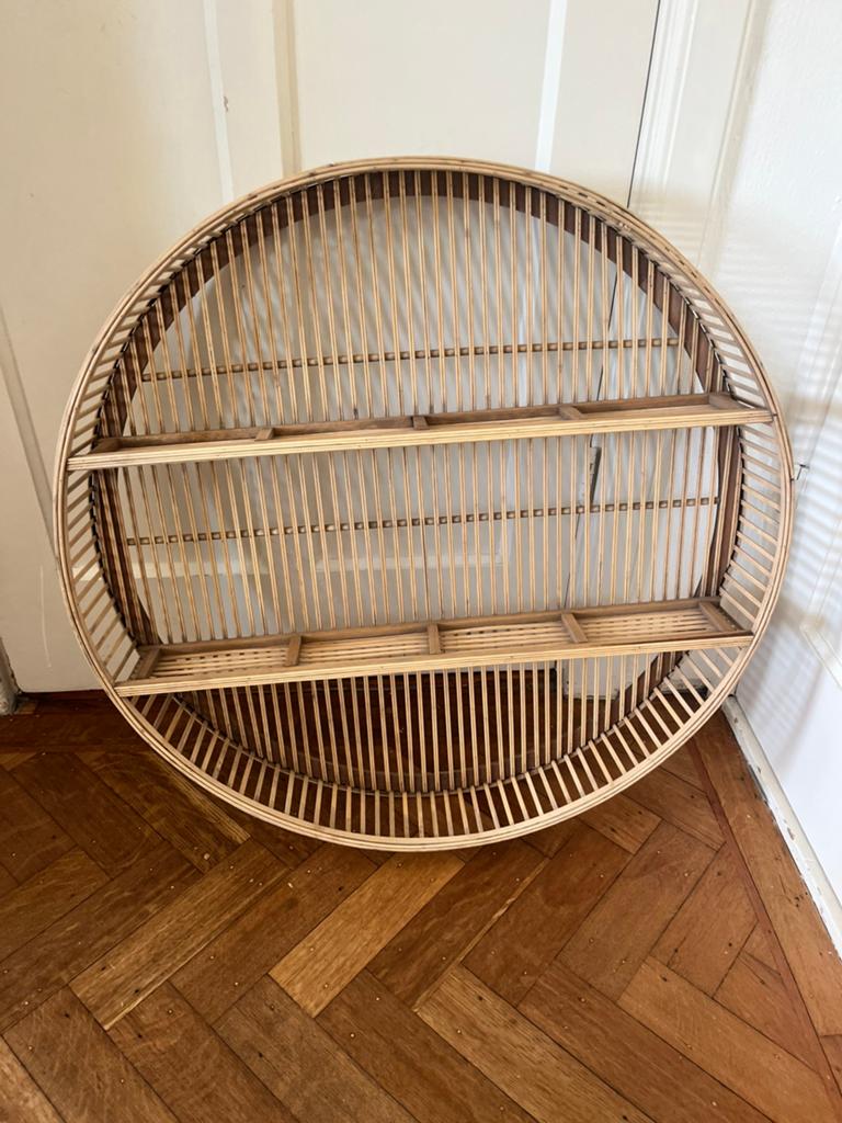 Rotan wanddecoratie, Ophalen, Zo goed als nieuw