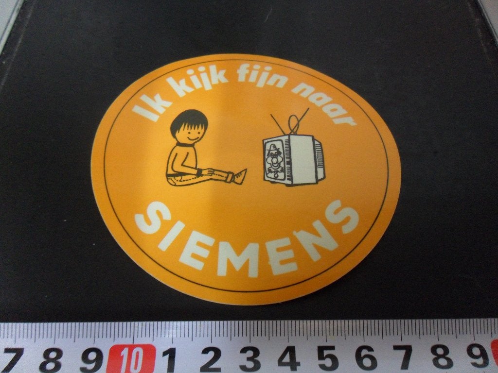 sticker Ik kijk fijn naar SIEMENS TV, Ophalen, Zo goed als nieuw