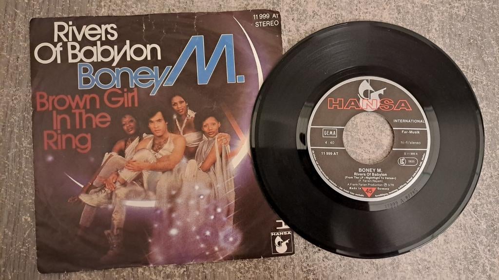 Boney M  - Rivers of babylon, Gebruikt, 7 inch, Single, Ophalen of Verzenden