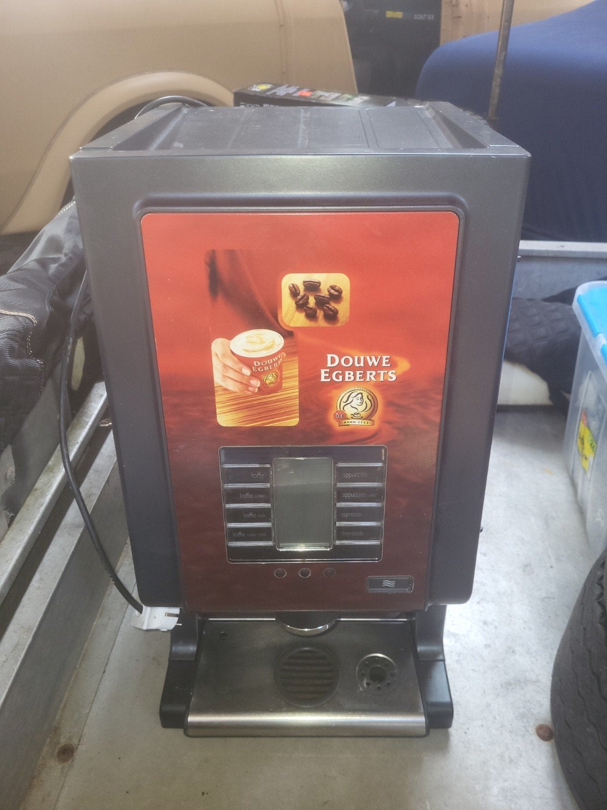 Douwe Egberts Koffiemachine - Gebruikt, Gebruikt, 10 kopjes of meer, Koffiemachine, Koffiebonen