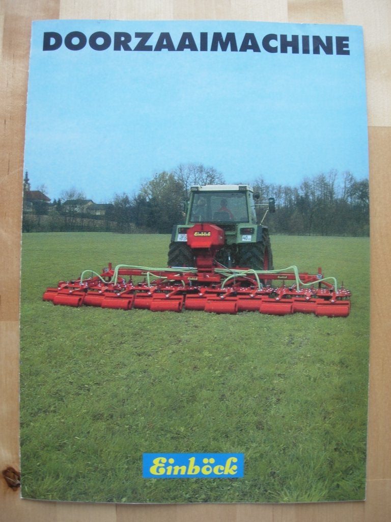 Einböck Doorzaaimachine Brochure 1997, Folder, Verzenden, Zo goed als nieuw, Einbock