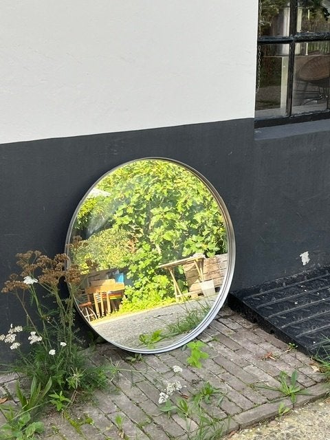 Grote ronde spiegel Ikea, Ophalen, Zo goed als nieuw, Minder dan 100 cm, Rechthoekig
