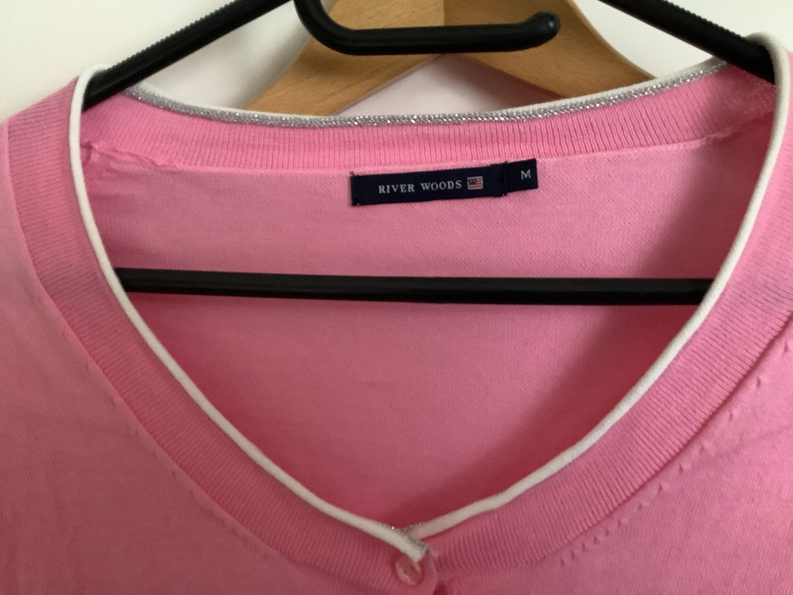 Nieuw,Roze vestje van River Woods, maat M, Verzenden, Zo goed als nieuw, Maat 38/40 (M), Roze
