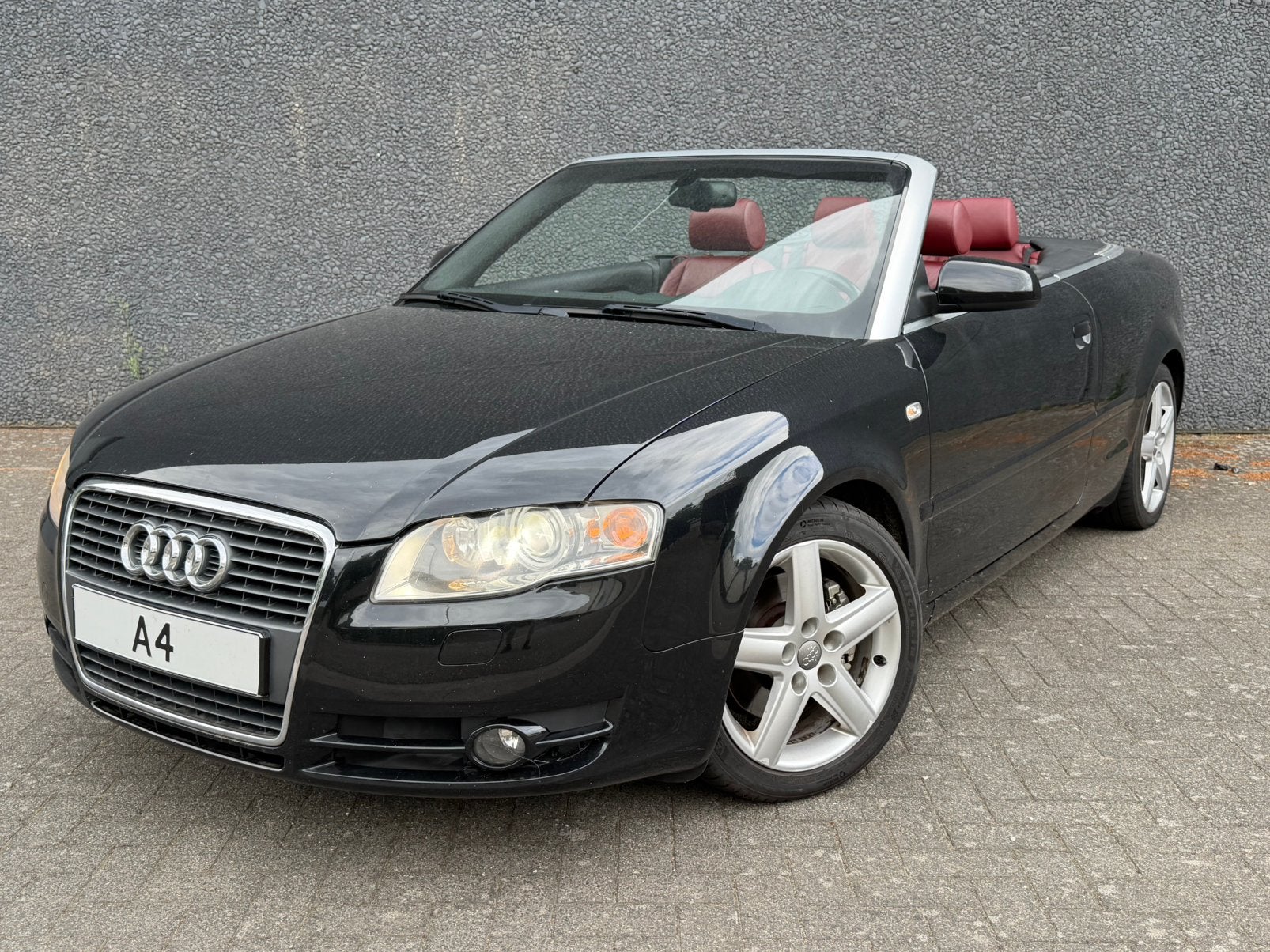 Audi A4 1.8 Cabrio Bose,Xenon,memory, vol opties Zwart, Auto's, Audi, Voorwielaandrijving, Euro 5, 4 cilinders, Cabriolet