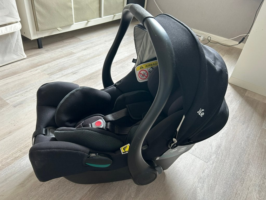 Joie i‐Snug autostoel + i‐Base Advance ISOFIX‐base, Zo goed als nieuw, Isofix, 0 t/m 13 kg, Ophalen
