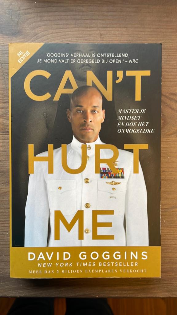 OPHALEN! David Goggins - Can’t hurt me (NL), Boeken, Ophalen, Zo goed als nieuw