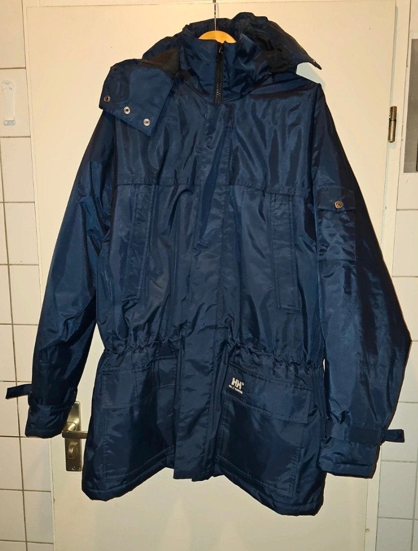 Helly Hansen winterjas heren XL - Donkerblauw, Helly Hansen, Blauw, Maat 56/58 (XL), Ophalen of Verzenden