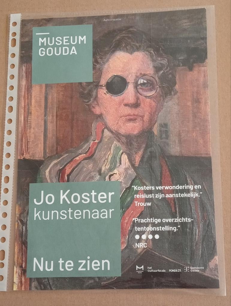 Jo Koster affiche, Ophalen of Verzenden, 1920 tot 1940, Knipsel(s)