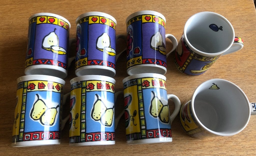 8 mooie mokken, Ophalen, Mok, Zo goed als nieuw, Overige stijlen