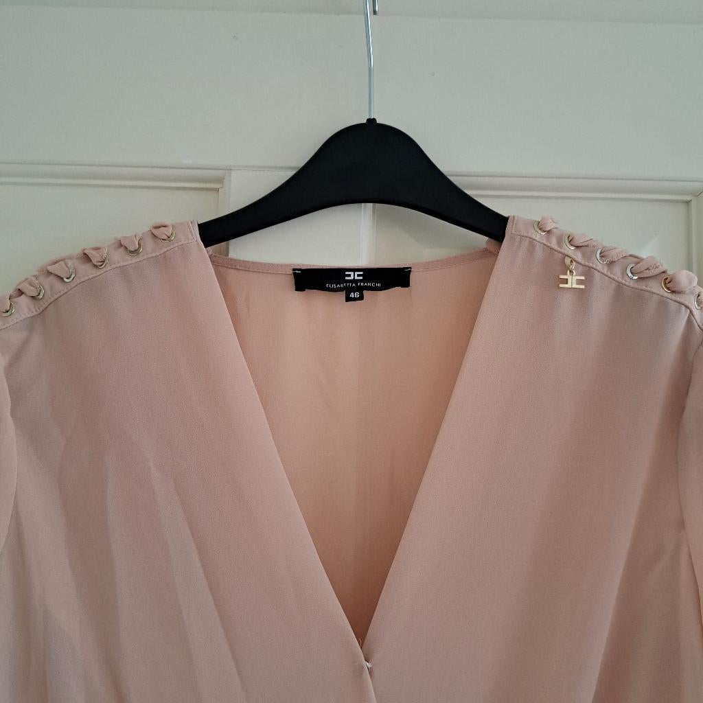 Elisabetta Franchi Bodysuit luxe blouse zacht roze L 48847, Kleding | Dames, Elisabetta Franchi, ., Maat 42/44 (L), Ophalen of Verzenden