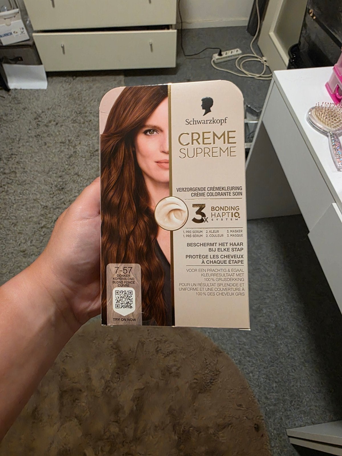 Schwarzkopf Creme Supreme Haarverf - Donker Koperblond, Ophalen of Verzenden