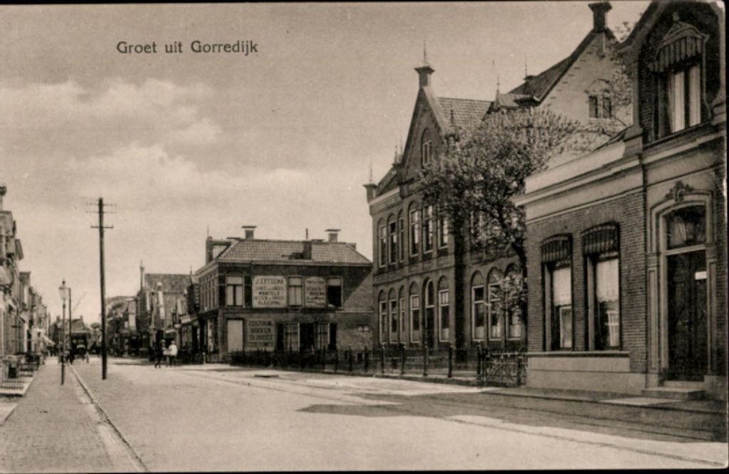 gorredijk, kvr9-4442 groetjes, Verzenden, 1920 tot 1940, Ongelopen, Friesland