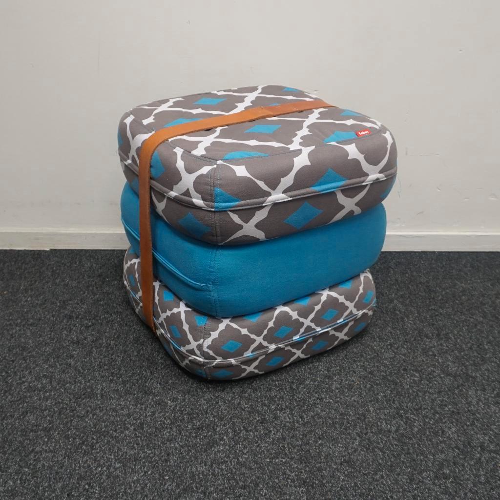 Baboesjka | Fatboy | Poef | Zitkussen | Amalia Azul, Huis en Inrichting, Minder dan 50 cm, Gebruikt, -, Vierkant