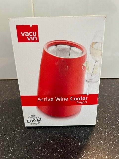 Vacuvin wine cooler, Flessenkoeler, Nieuw, Ophalen of Verzenden, Rood