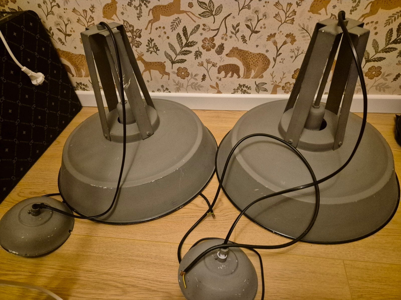 2x hanglamp industrieel, Ophalen, Zo goed als nieuw