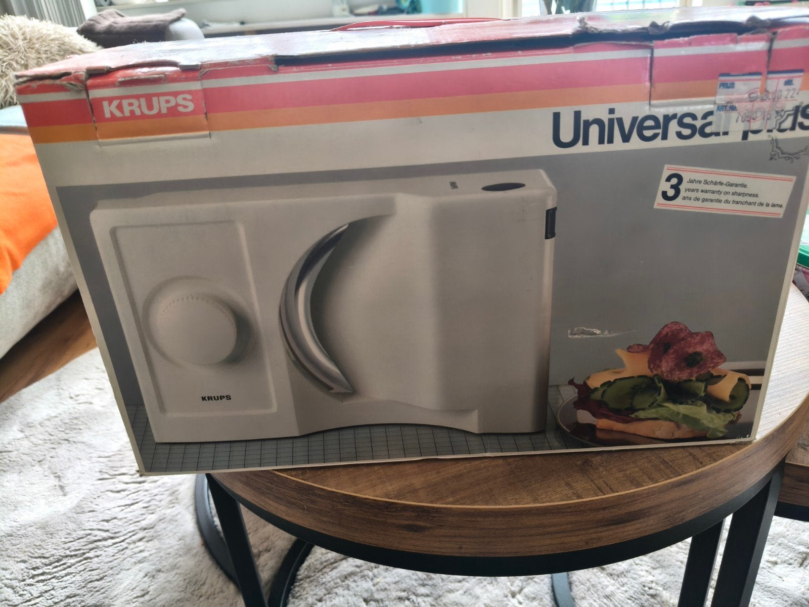 Krups Universal Plus Broodsnijmachine - Nieuw in doos, Ophalen, Nieuw
