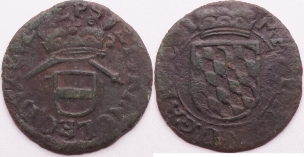 Liard zonder jaartal, Luik, Maximiliaan Hendrik, Ophalen of Verzenden, Overig, Losse munt