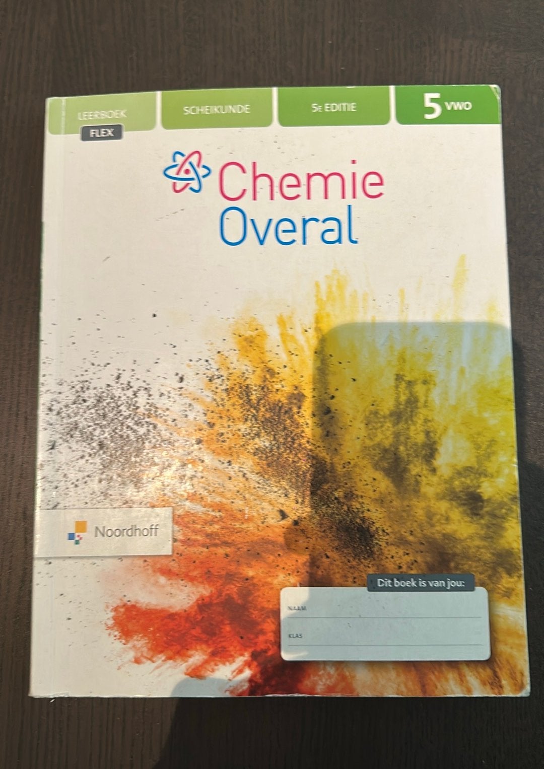 Scheikunde chemie overal vwo 5 boek, Boeken, Ophalen of Verzenden, Zo goed als nieuw, VWO, Scheikunde
