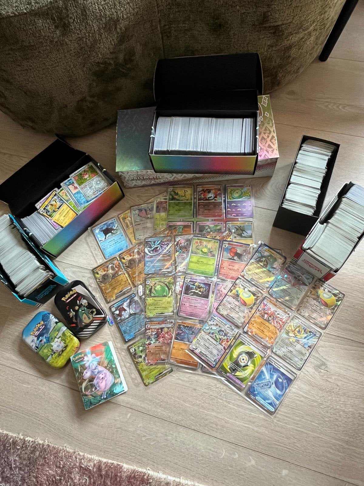Pokemon kaarten verzameling ex masterball en meer, Ophalen of Verzenden, Zo goed als nieuw, Meerdere kaarten