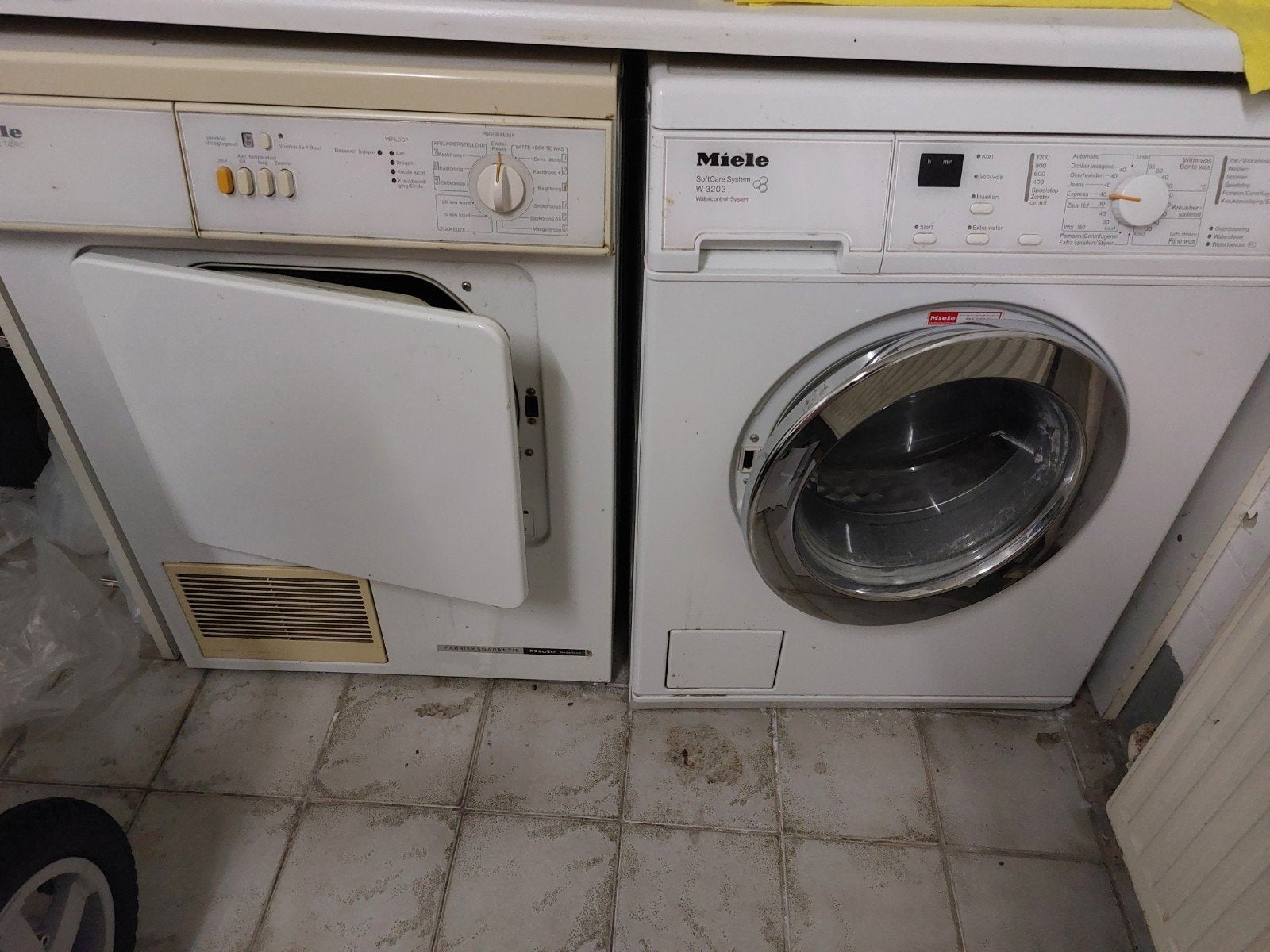 Miele Wasmachine en Wasdroger Set - Gebruikt, Ophalen