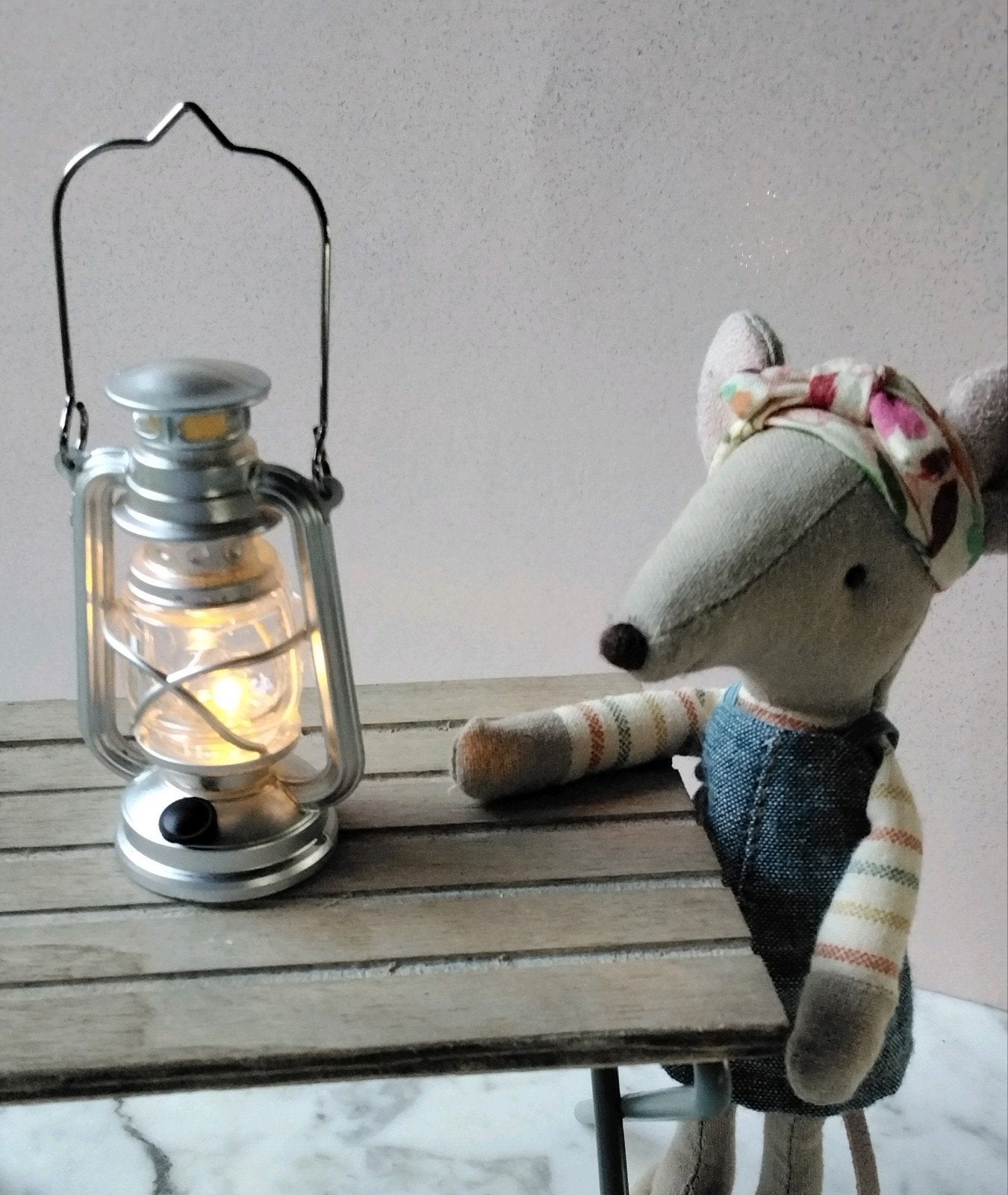 Stormlamp lampje lantaarntje muizenhuis poppenhuis, Verzenden, Nieuw, Gebruiksvoorwerp