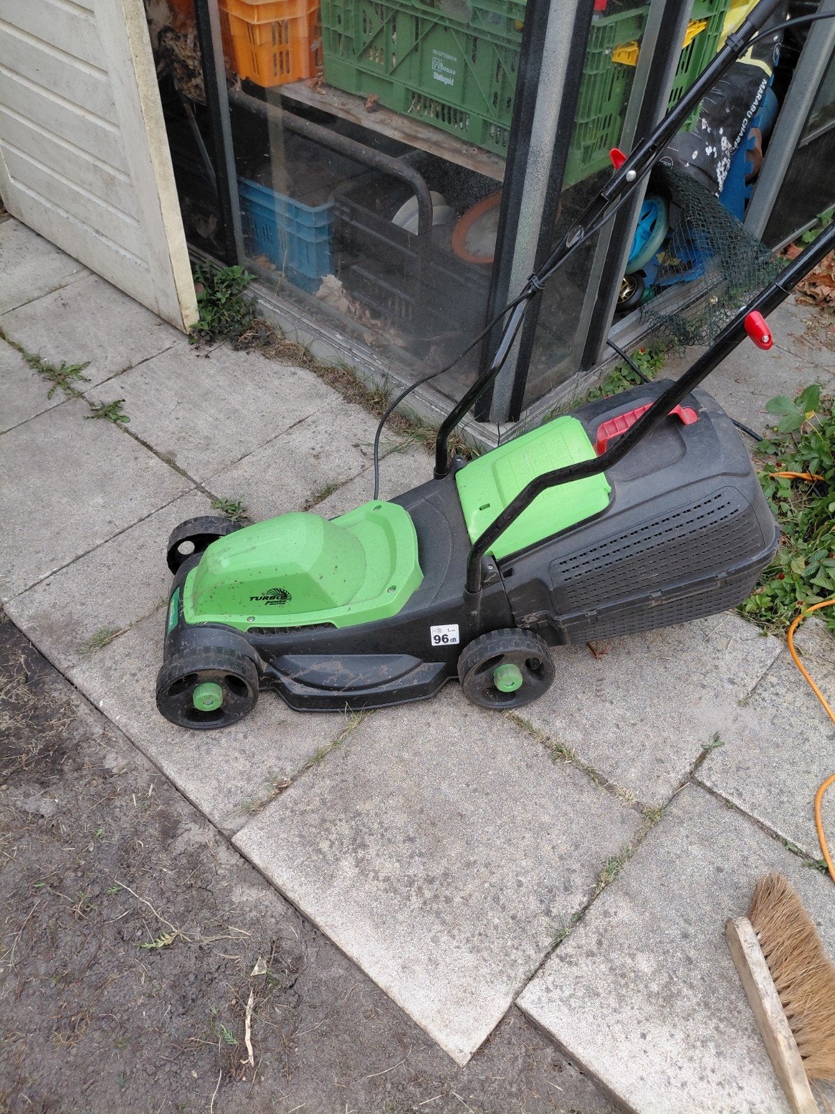Florabest Elektrische Grasmaaier FRM 1200 D3 - 31 cm, Ophalen, Cirkelmaaier, Gebruikt, Opvangbak