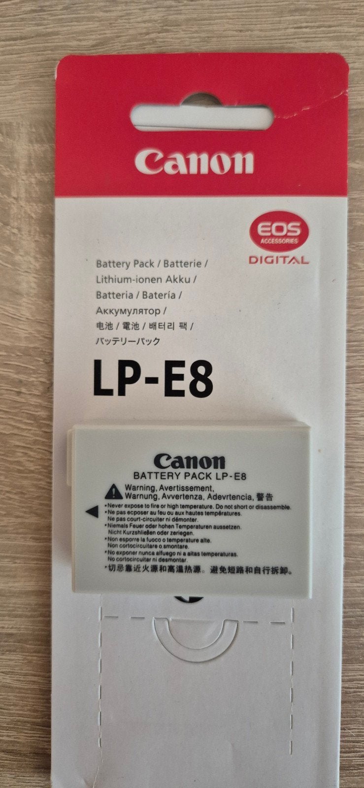 Canon LP-E8 Batterij Pack voor EOS Digitale Camera's, Nieuw, Canon, Canon, Accu