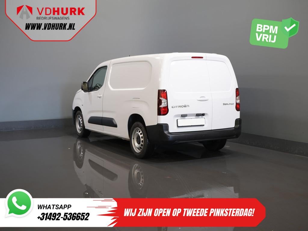 Citroën Berlingo 1.5 HDi 100 pk L2 Carplay/ Stoelverw/ 3Per, Auto's, Voorwielaandrijving, Gebruikt, Citroën, Bedrijf