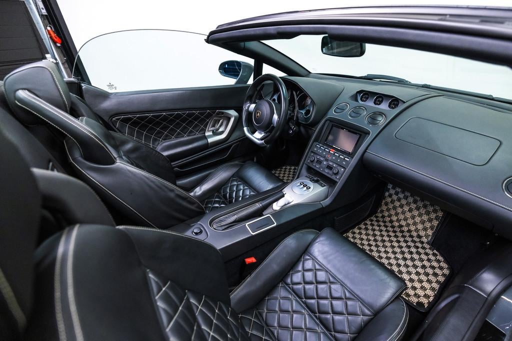 Lamborghini Gallardo 5.0 V10 Spyder e-gear Btw auto, Fiscale, Automaat, Gebruikt, Zwart, Cabriolet