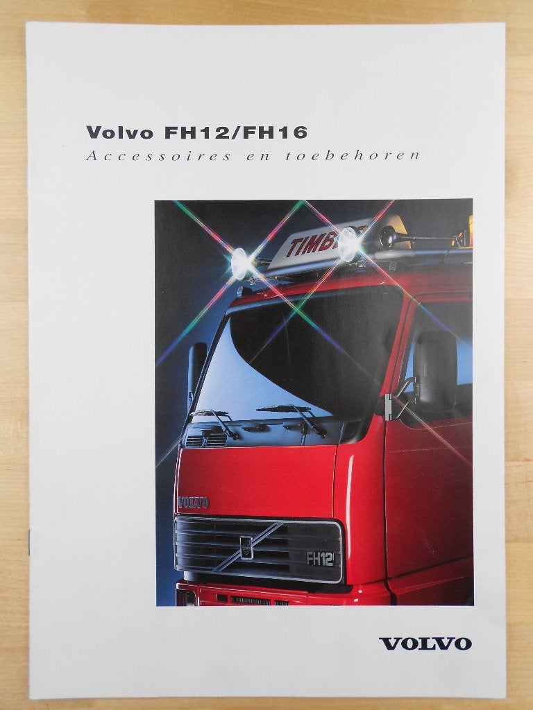 Volvo FH12 FH16 Accessoires Brochure 1993, Volvo, Zo goed als nieuw, Volvo, Ophalen of Verzenden