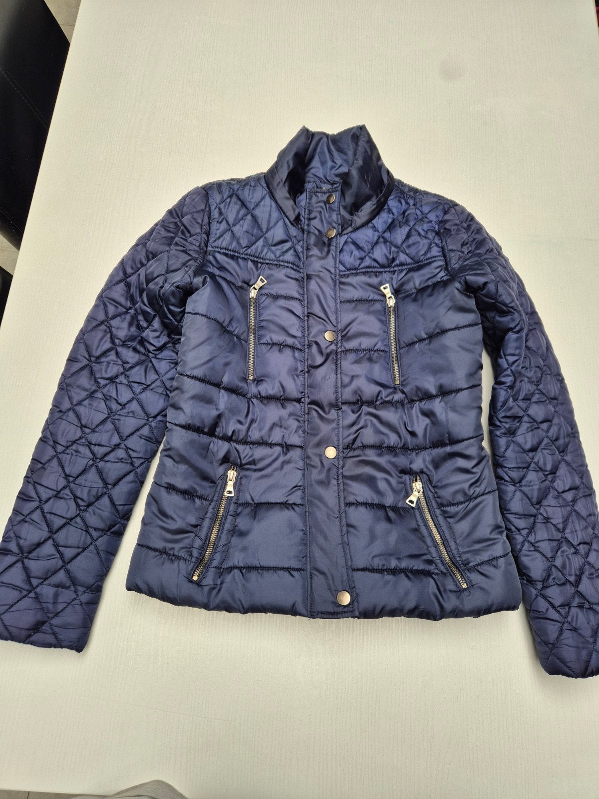 Vero Moda gewatteerde jas - Maat S, Blauw, Vero Moda, Ophalen of Verzenden, Zo goed als nieuw